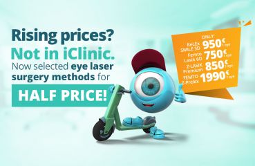 Increasing of prices? Not in iClinic. Selected surgery methods now for half price only!